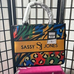 Sassy Jones Katrina Montego Canvas Tote